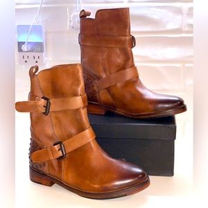 NEW Vintage Foundry Co. - Womens Stacy Brown Mid-Calf Boots - Size US 7 / EU 37